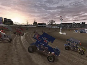 World of Outlaws - Sprint Cars 2002 screen shot game playing